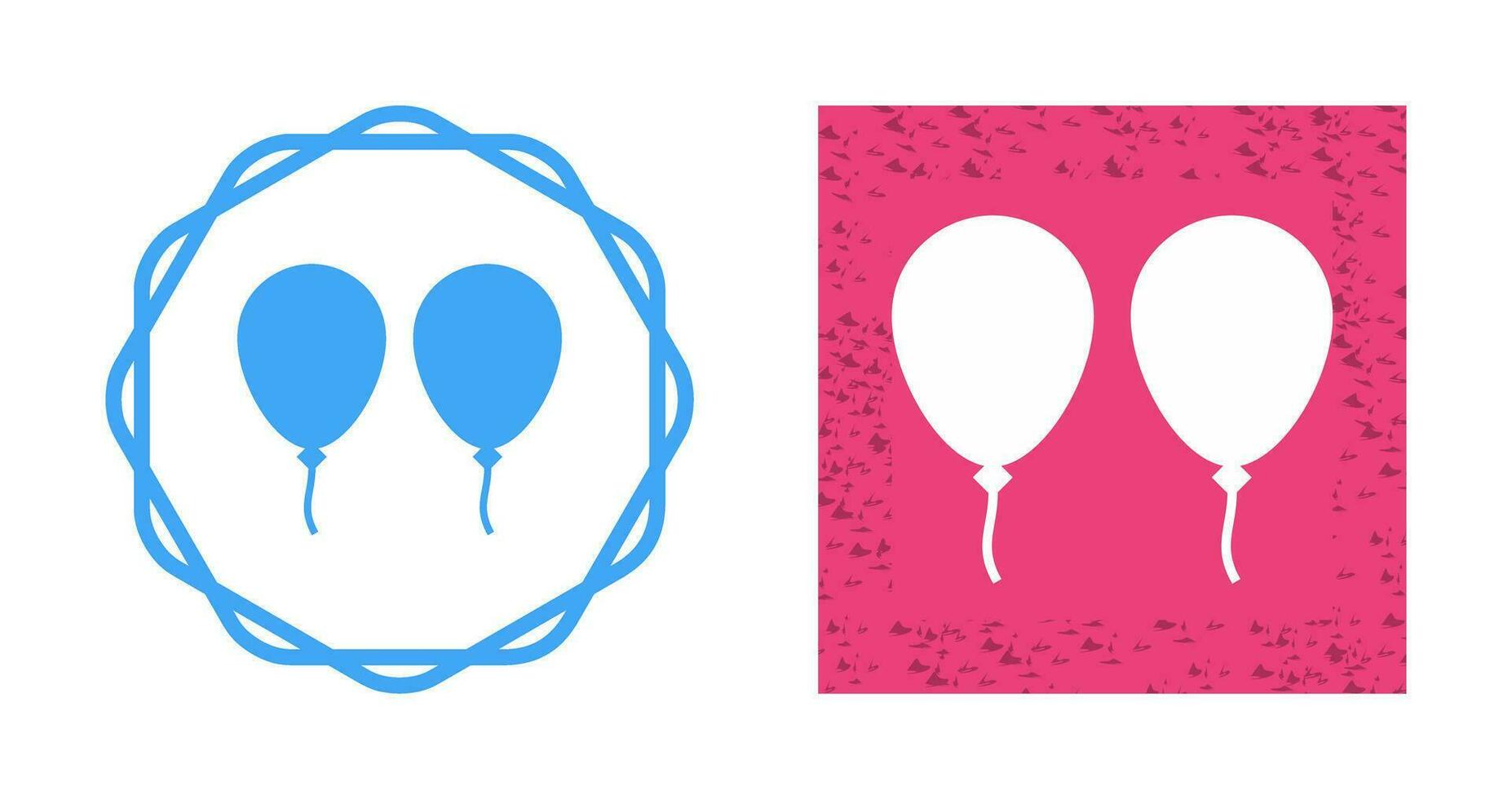 icono de vector de globos