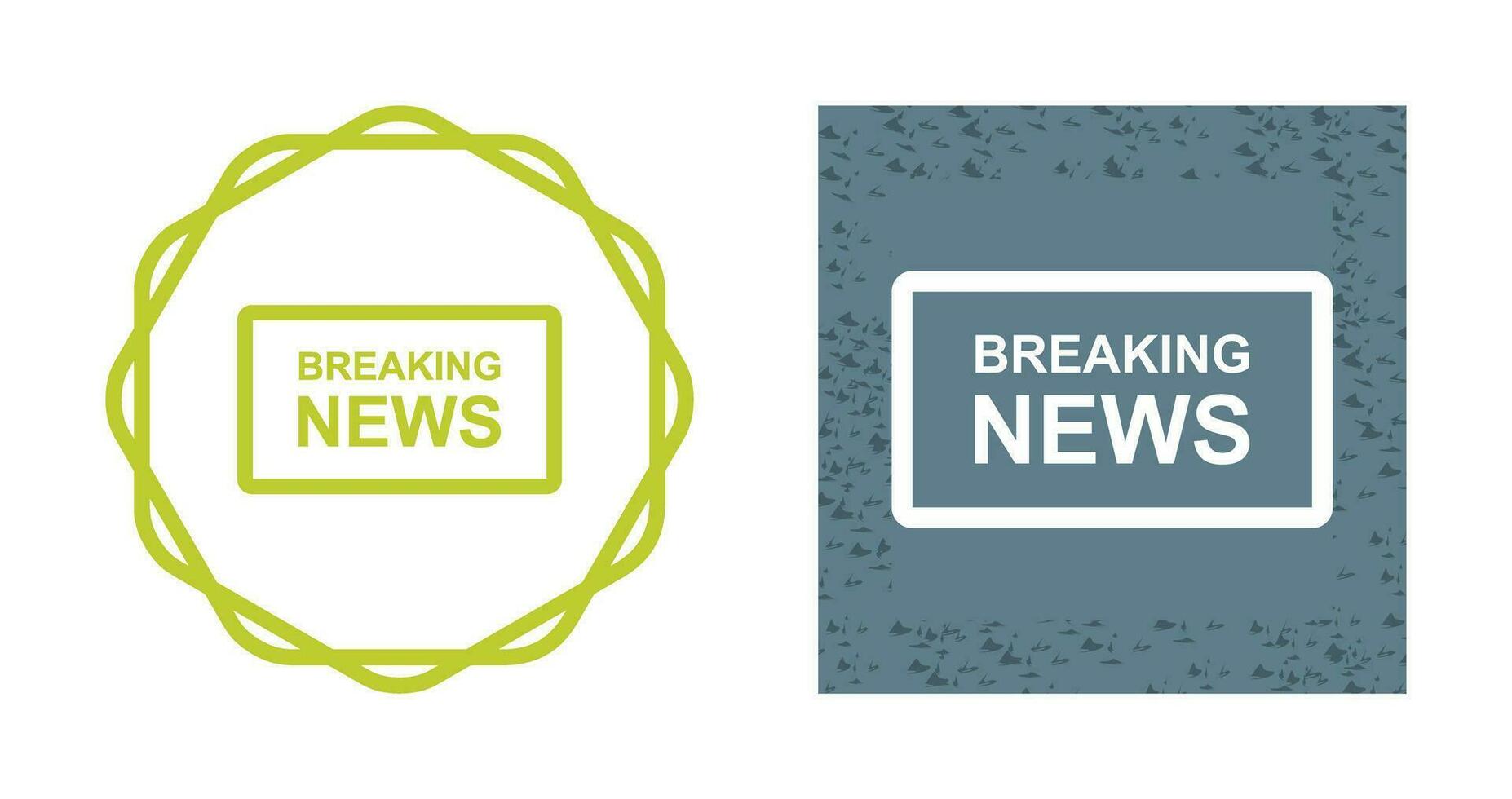 Breaking News on TV Vector Icon