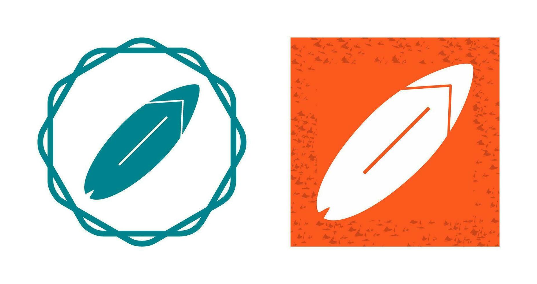 Surfing board Vector Icon