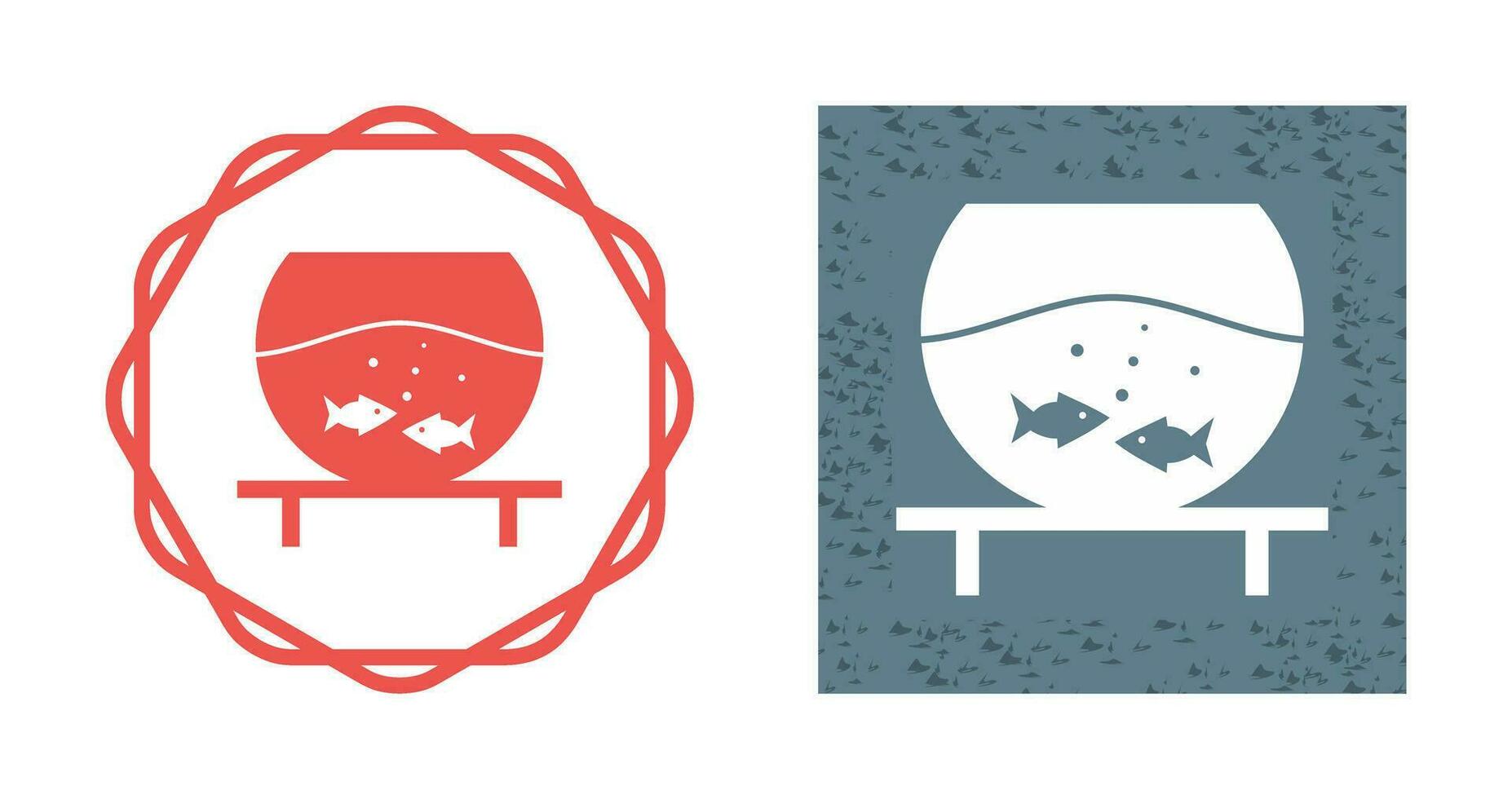 Fish Bowl Vector Icon