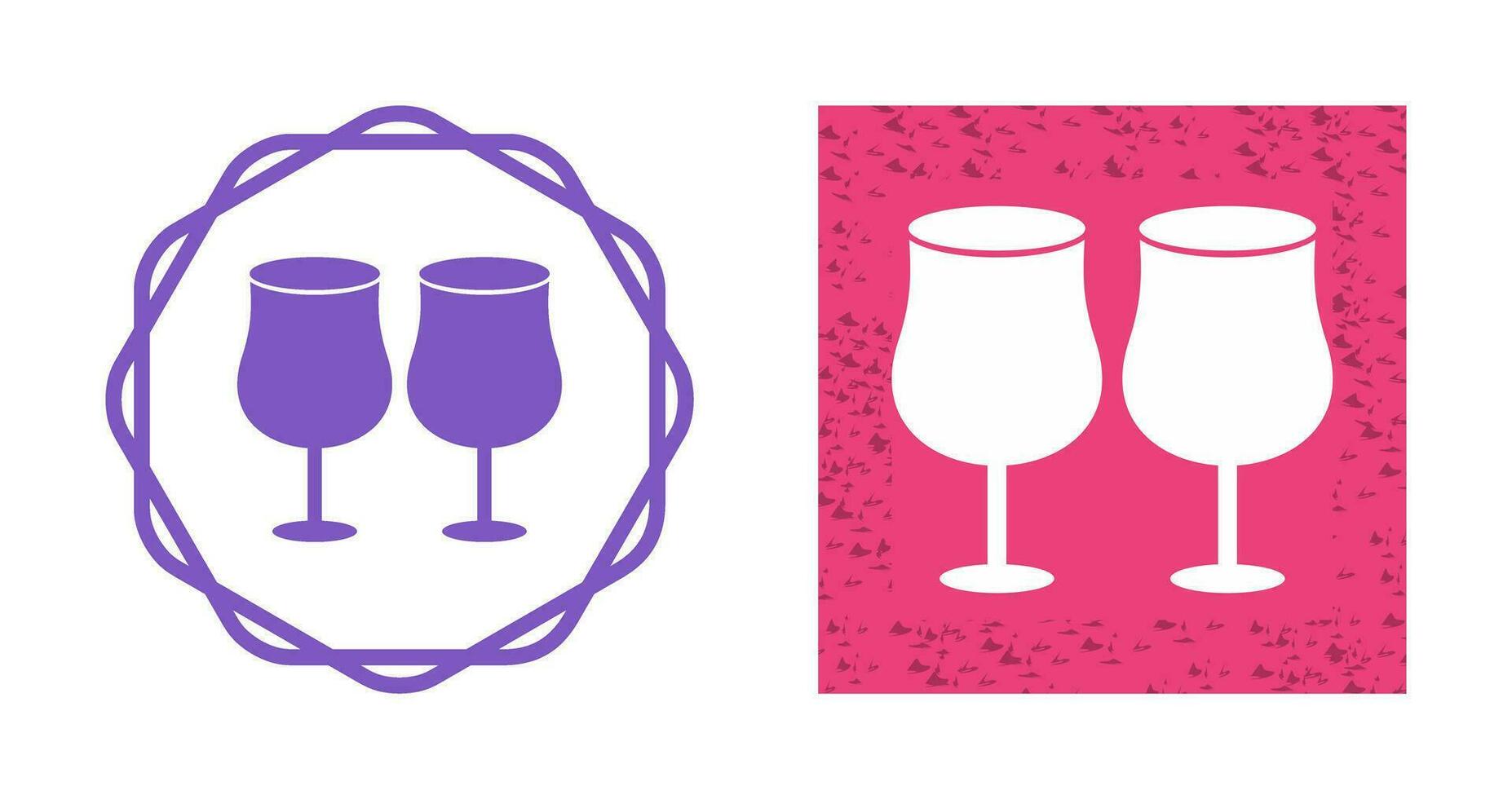 Party Glasses Vector Icon