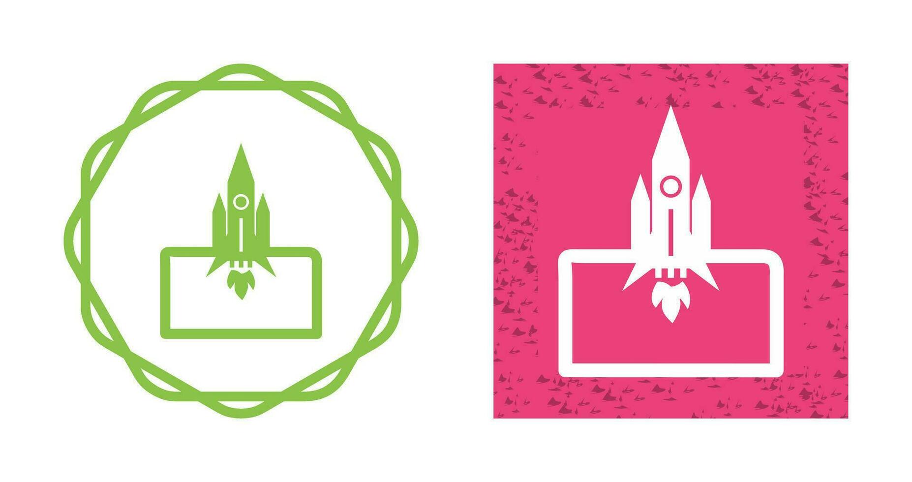 Rocket Launched Vector Icon