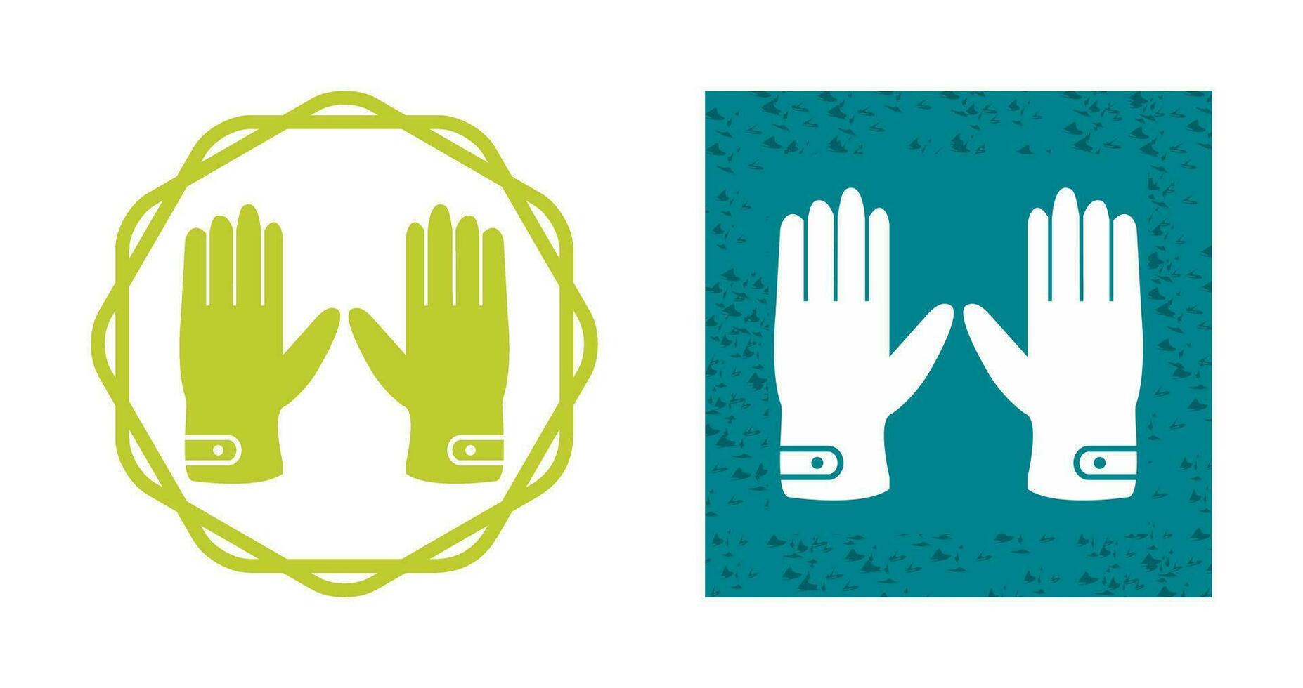 Leather Gloves Vector Icon