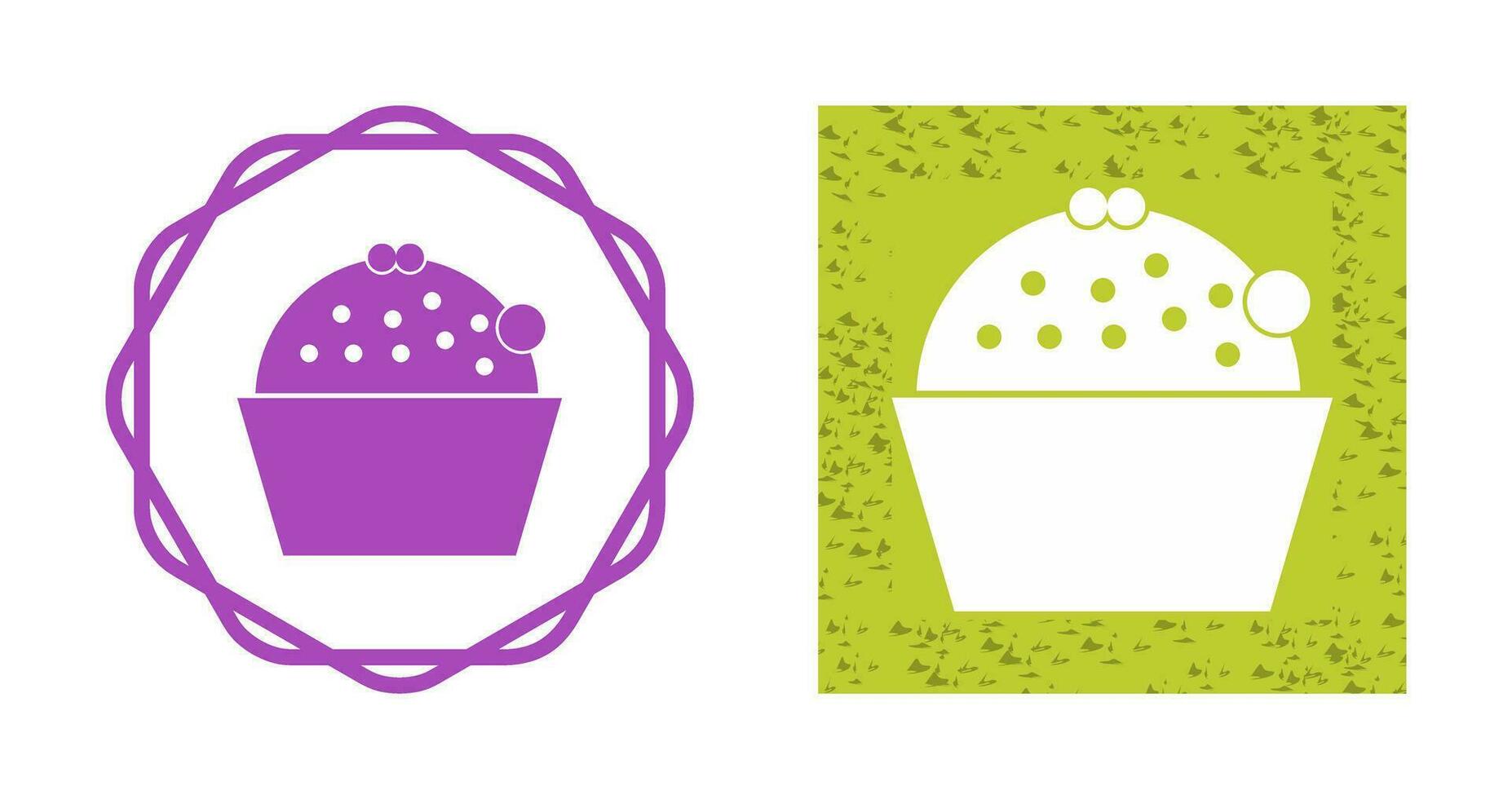 Cup Cake Vector Icon