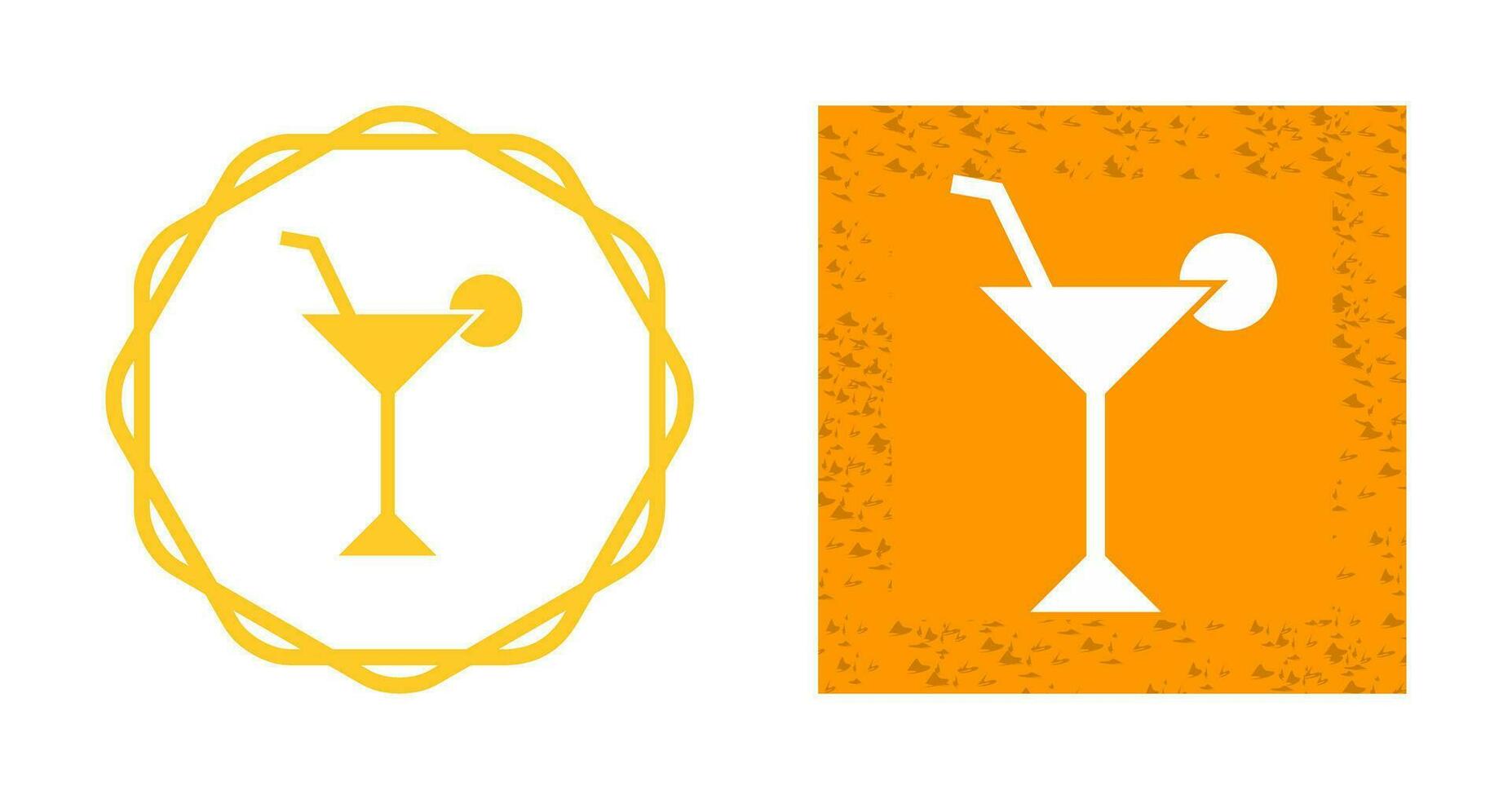 icono de vector de copa de coctel