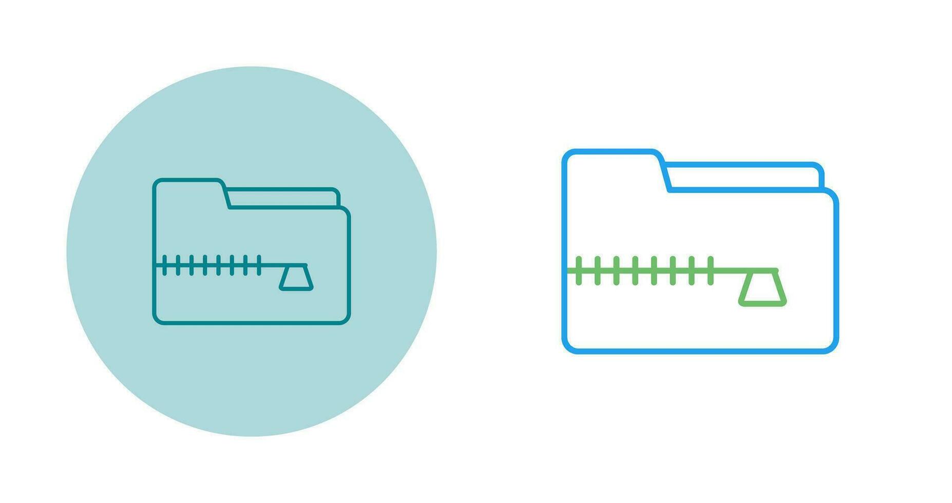 Zip File Vector Icon