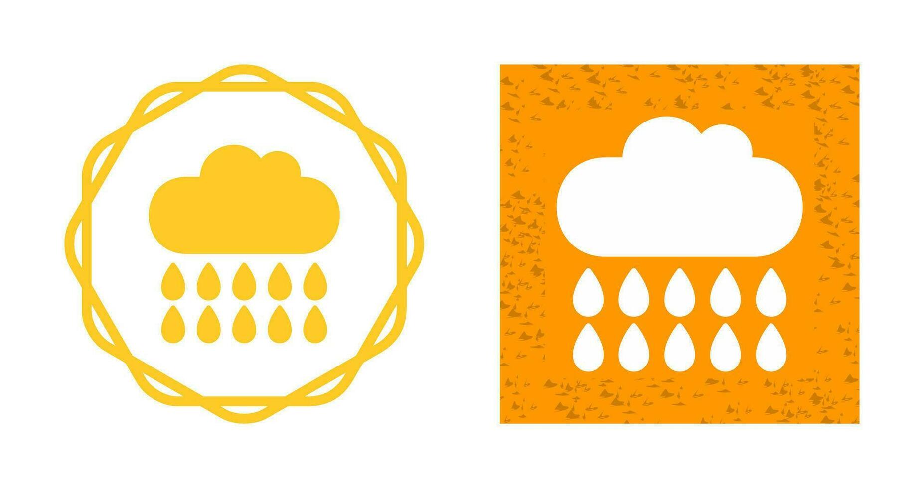 icono de vector de lluvia