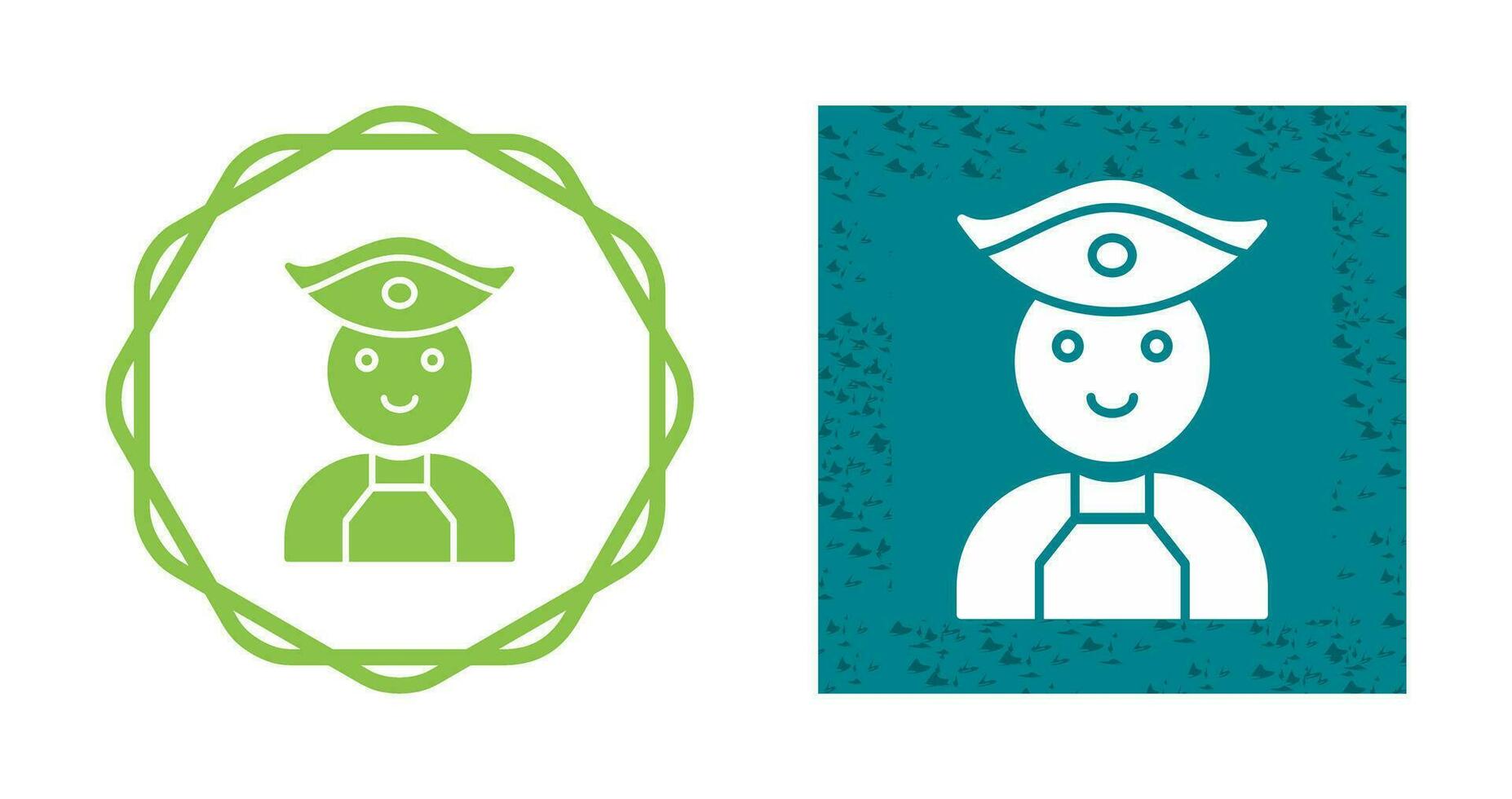 Male Pirate Vector Icon
