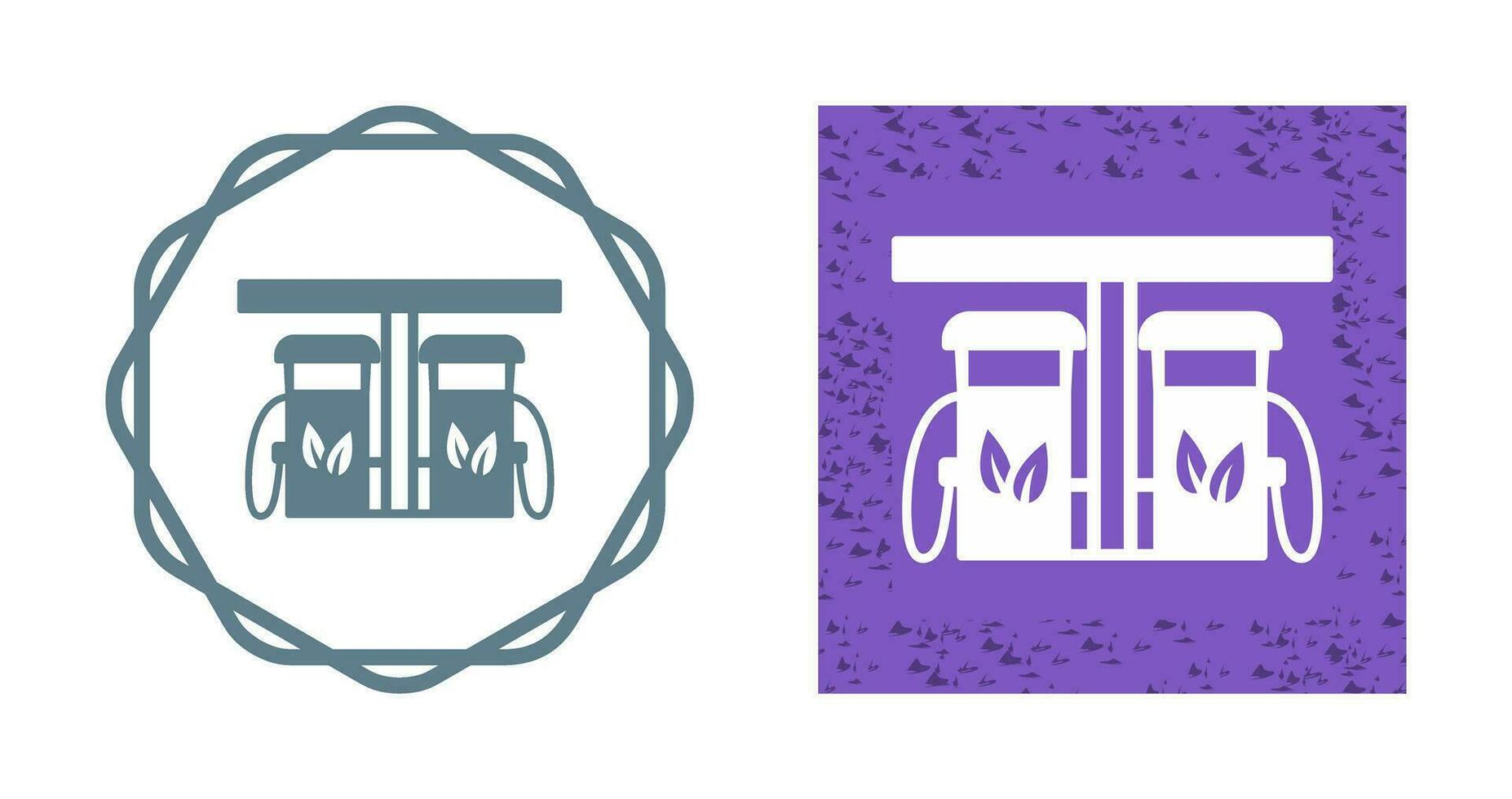 Eco friendly Petrol Pump Vector Icon