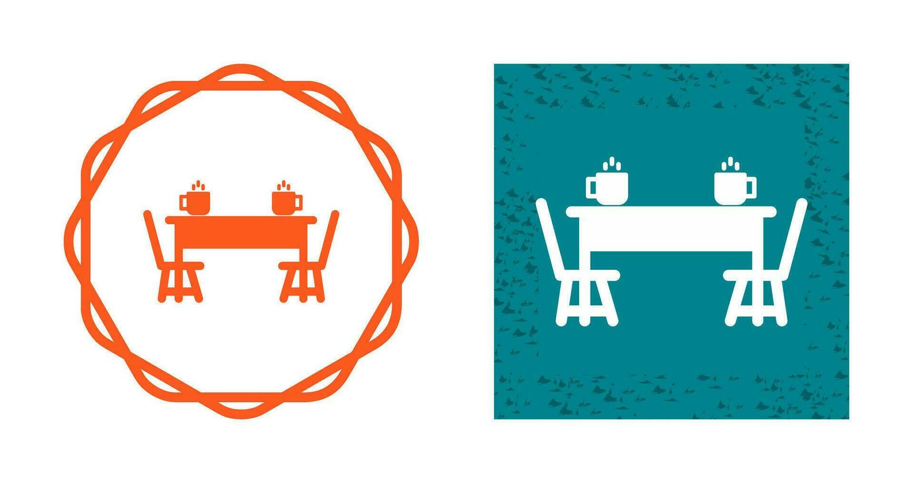 Dining Table Vector Icon