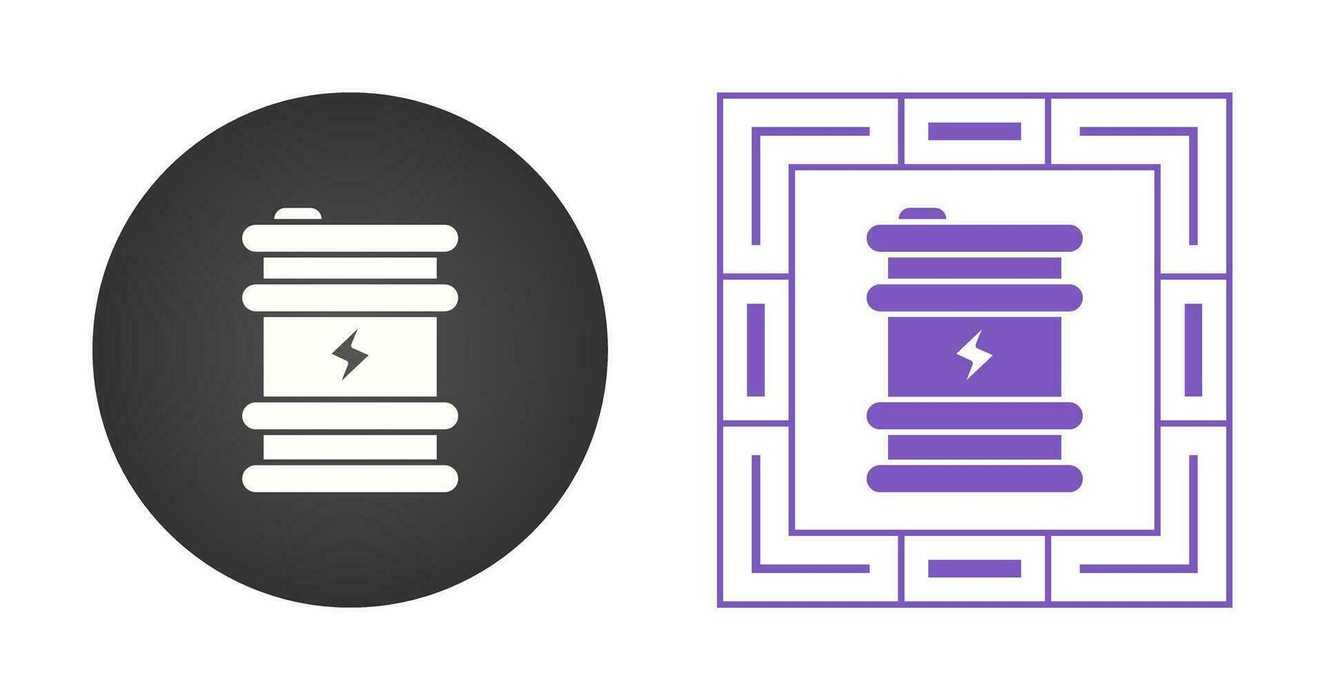 icono de vector de tanque de almacenamiento