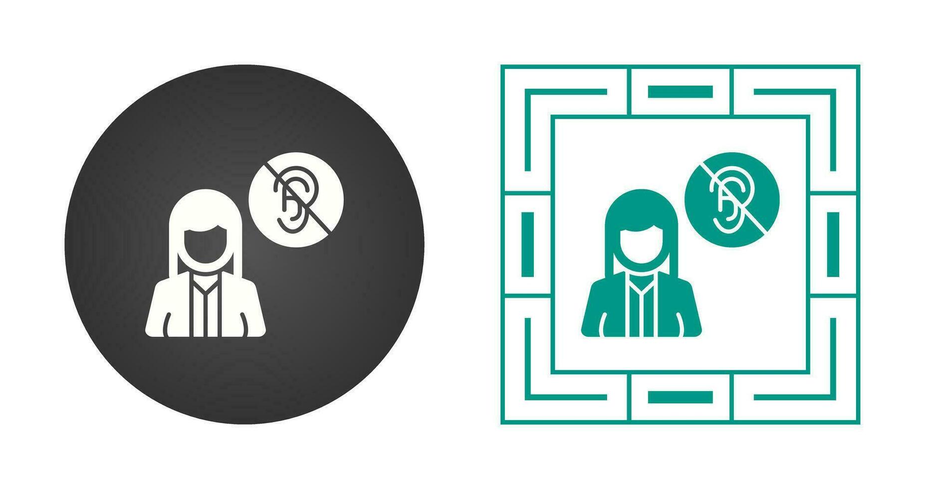 Deaf Vector Icon