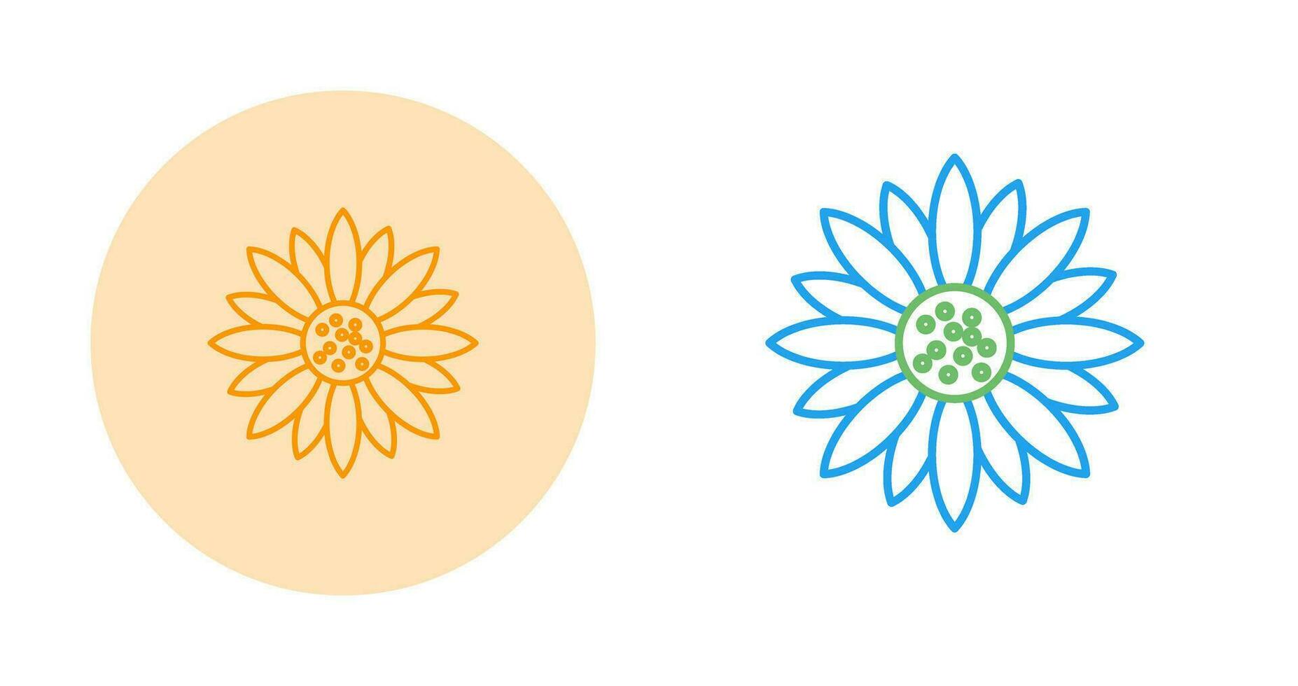 Sunflower Vector Icon