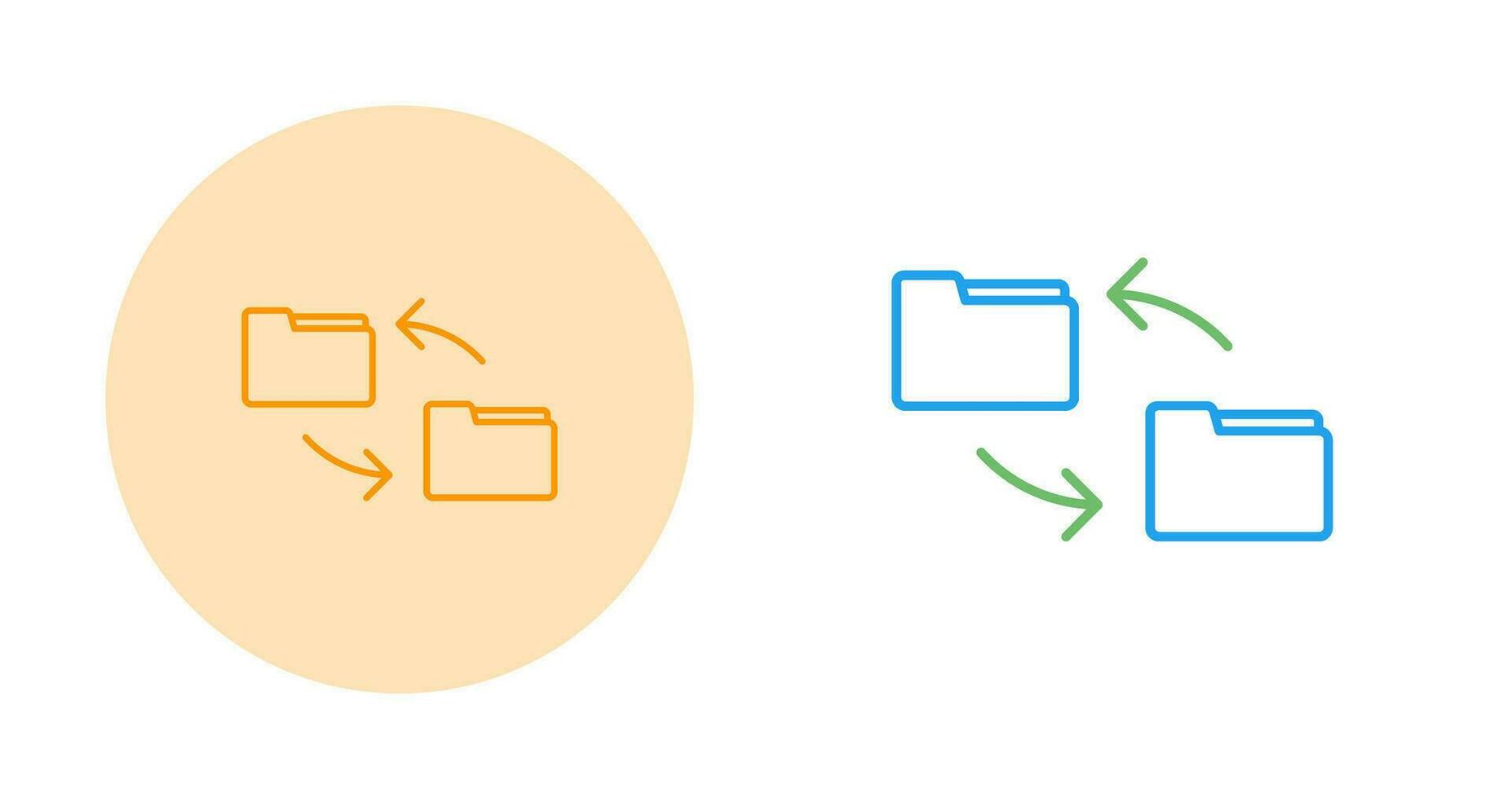 File Transfer Vector Icon