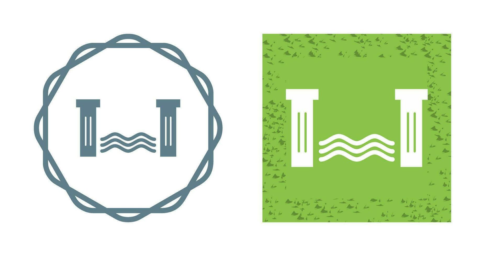 Water Dam Vector Icon