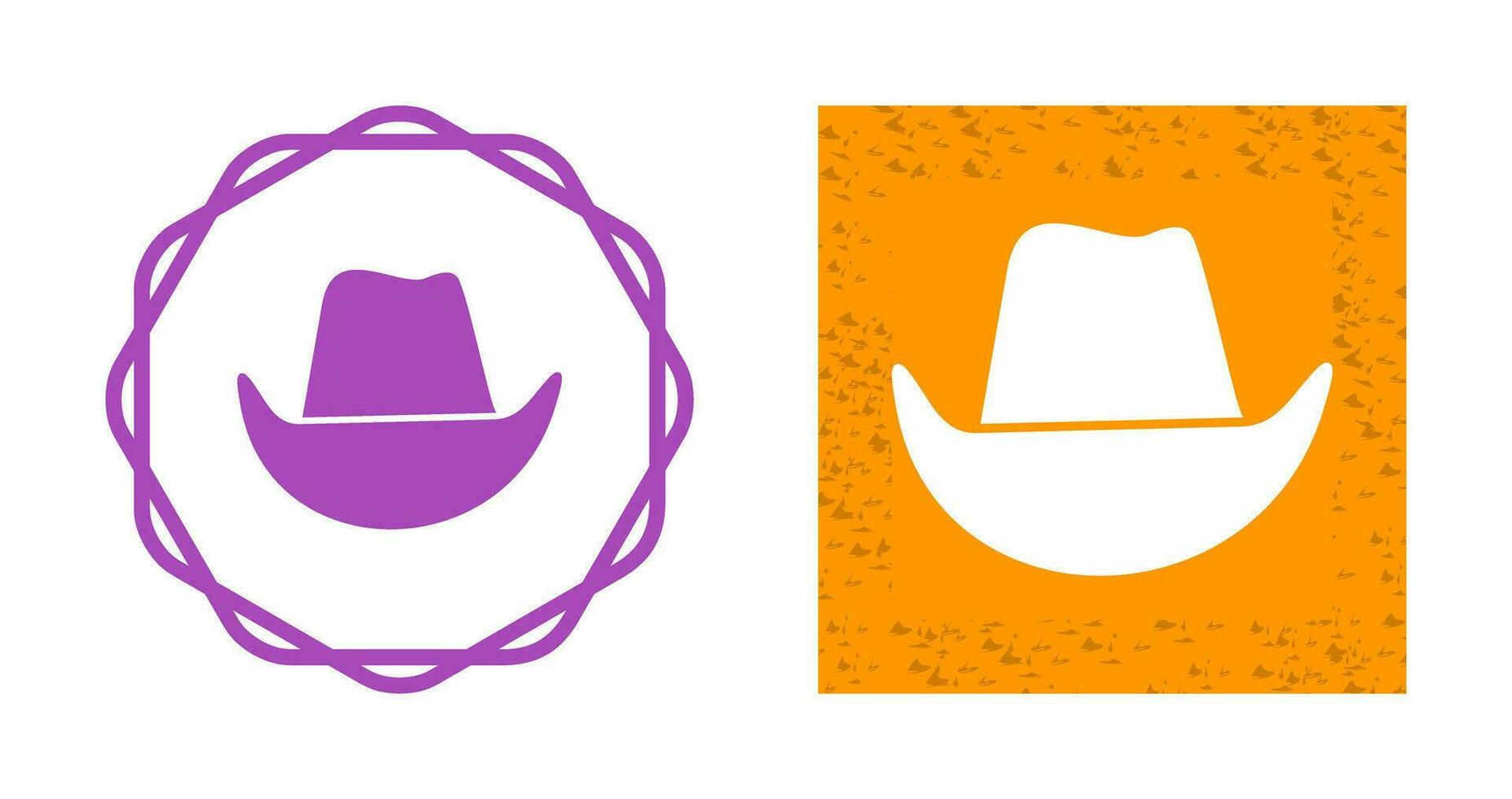 icono de vector de sombrero de vaquero