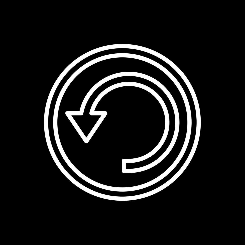 Circular Arrow Vector Icon Design