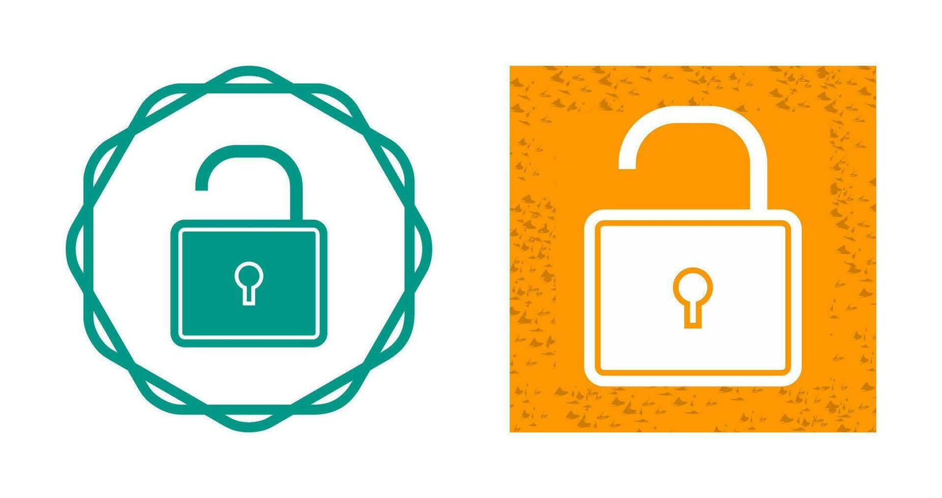 Open Lock Vector Icon Vector Icon