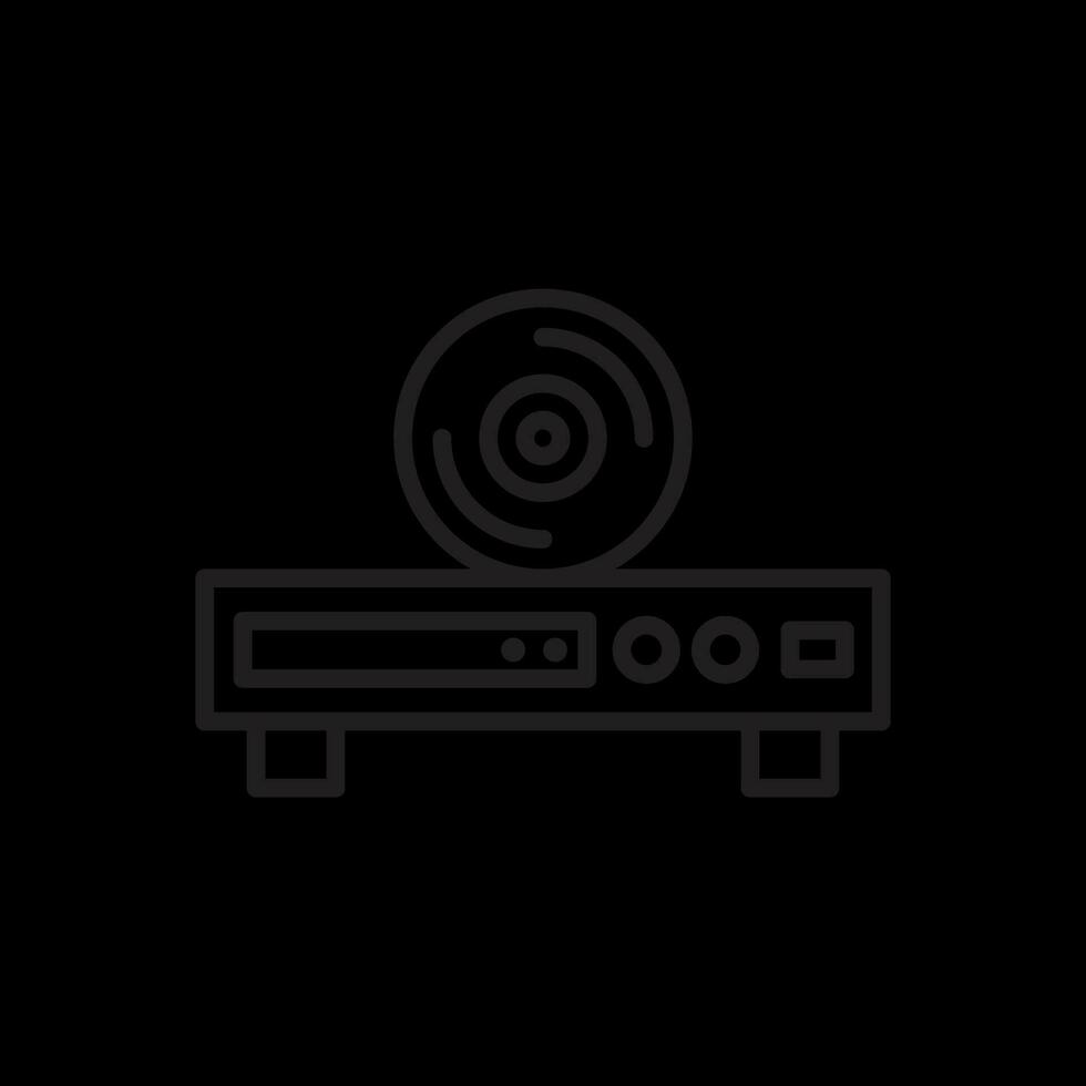 Dvd Player Vector Icon Design