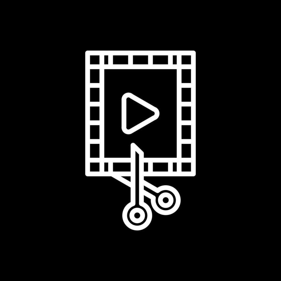 Video Editor Vector Icon Design