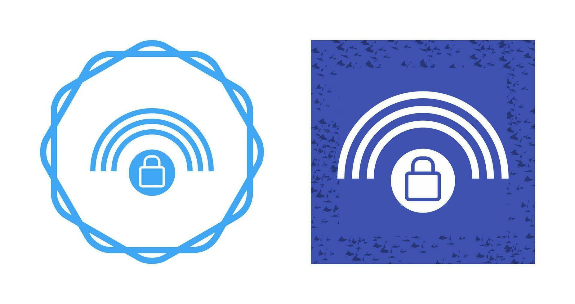 Protected Wifi Vector Icon