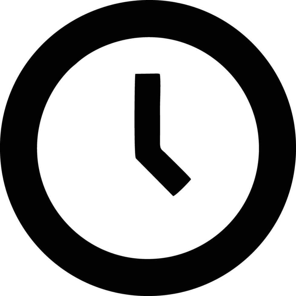 Clock icon symbol design image. Illustration of the alarm watch time isolated vector image. EPS 10