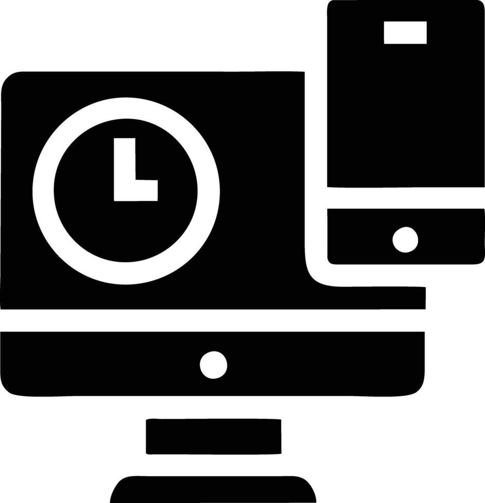 Clock icon symbol design image. Illustration of the alarm watch time isolated vector image. EPS 10