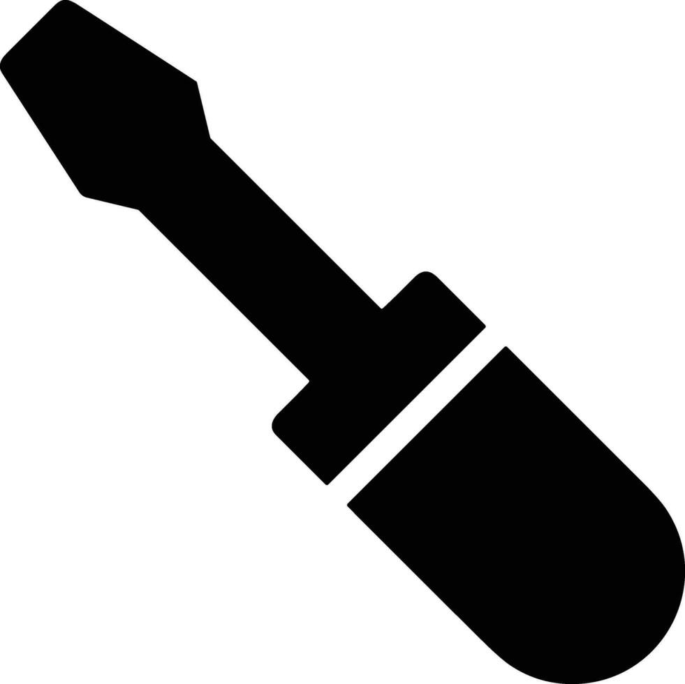 Screwdriver repair icon symbol vector image. Illustration of the fix toolkit design image. EPS 10
