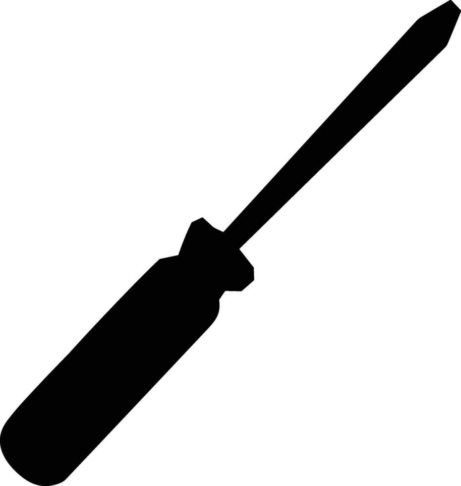 Screwdriver repair icon symbol vector image. Illustration of the fix toolkit design image. EPS 10