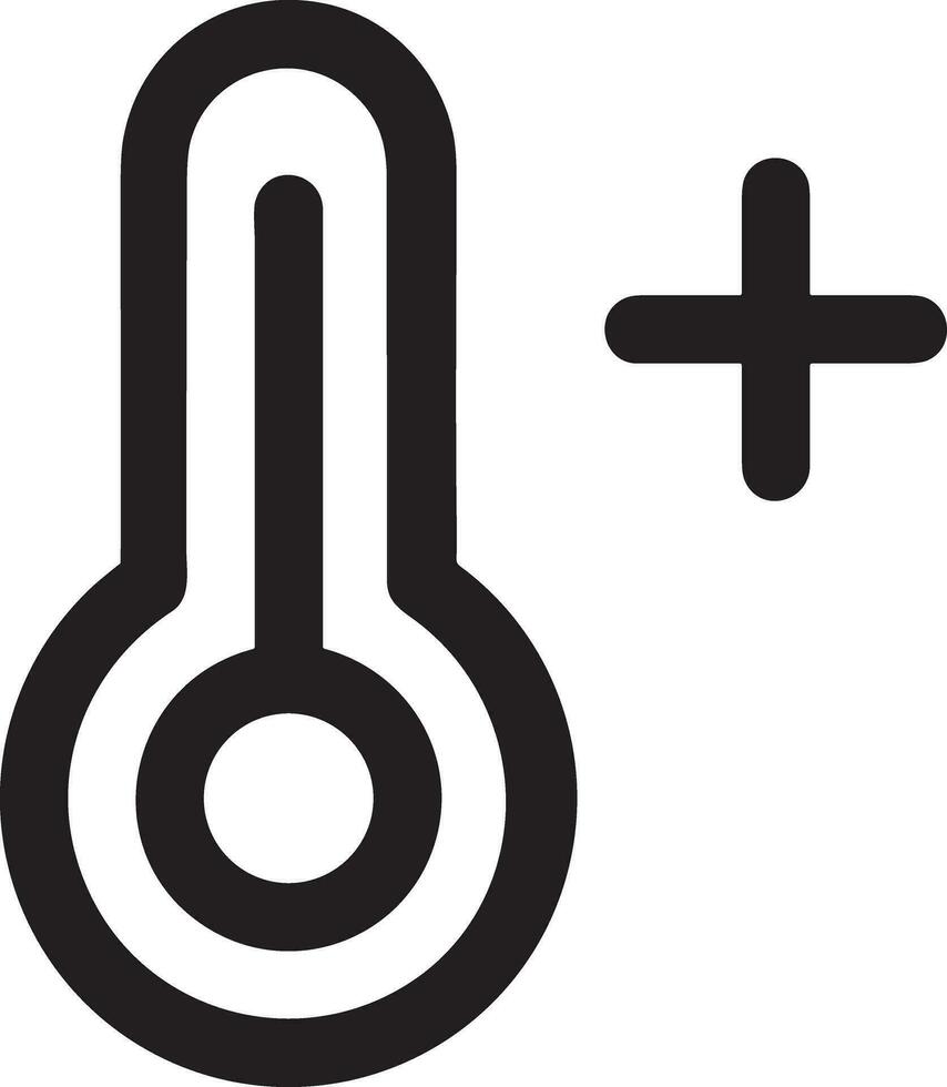 Thermometer medicine icon symbol image vector. Illustration of the temperature cold and hot measure tool design image.EPS 10 vector