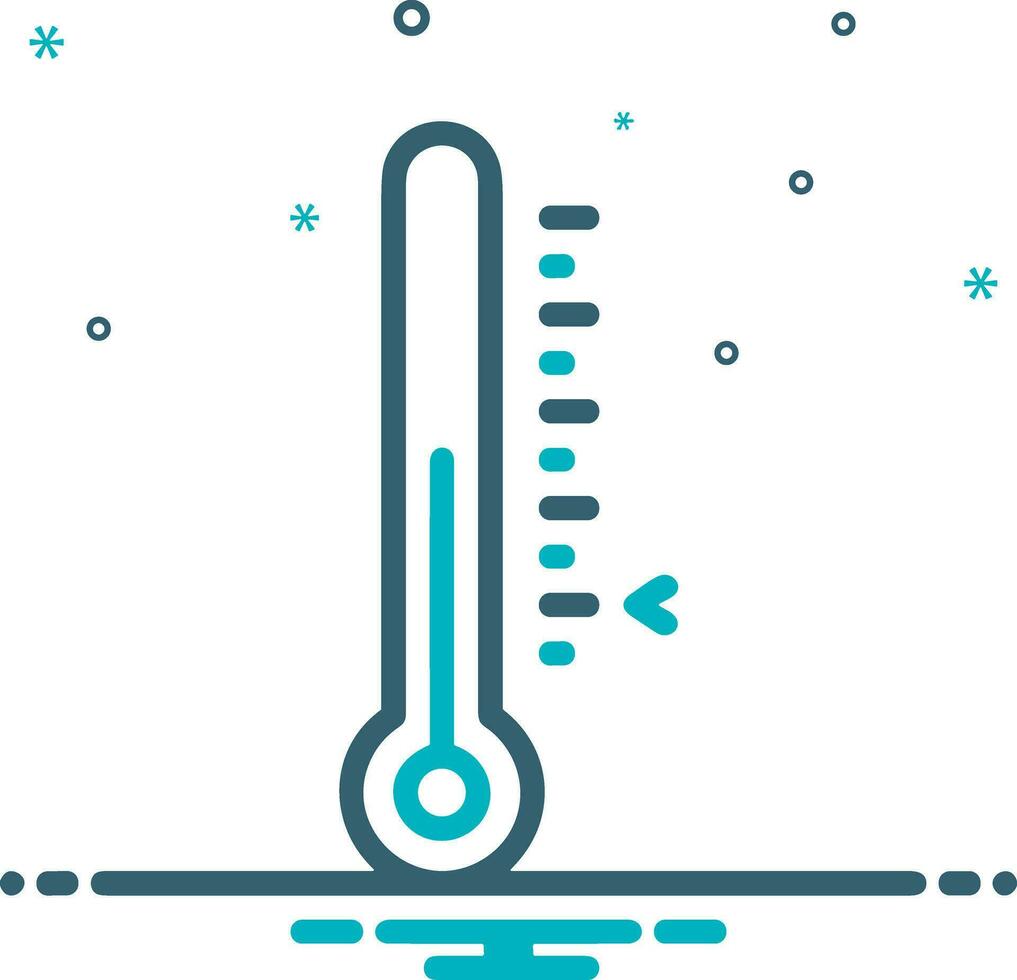 Thermometer medicine icon symbol image vector. Illustration of the temperature cold and hot measure tool design image.EPS 10 vector