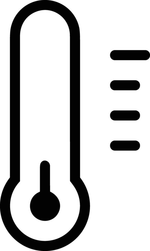 termómetro medicina icono símbolo imagen vector. ilustración de el temperatura frío y caliente medida herramienta diseño imagen.eps 10 vector