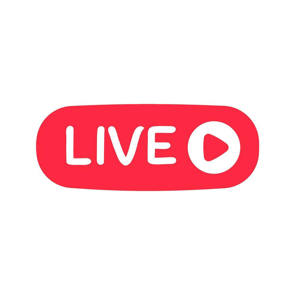 social media live broadcast icon streaming video online meeting vector