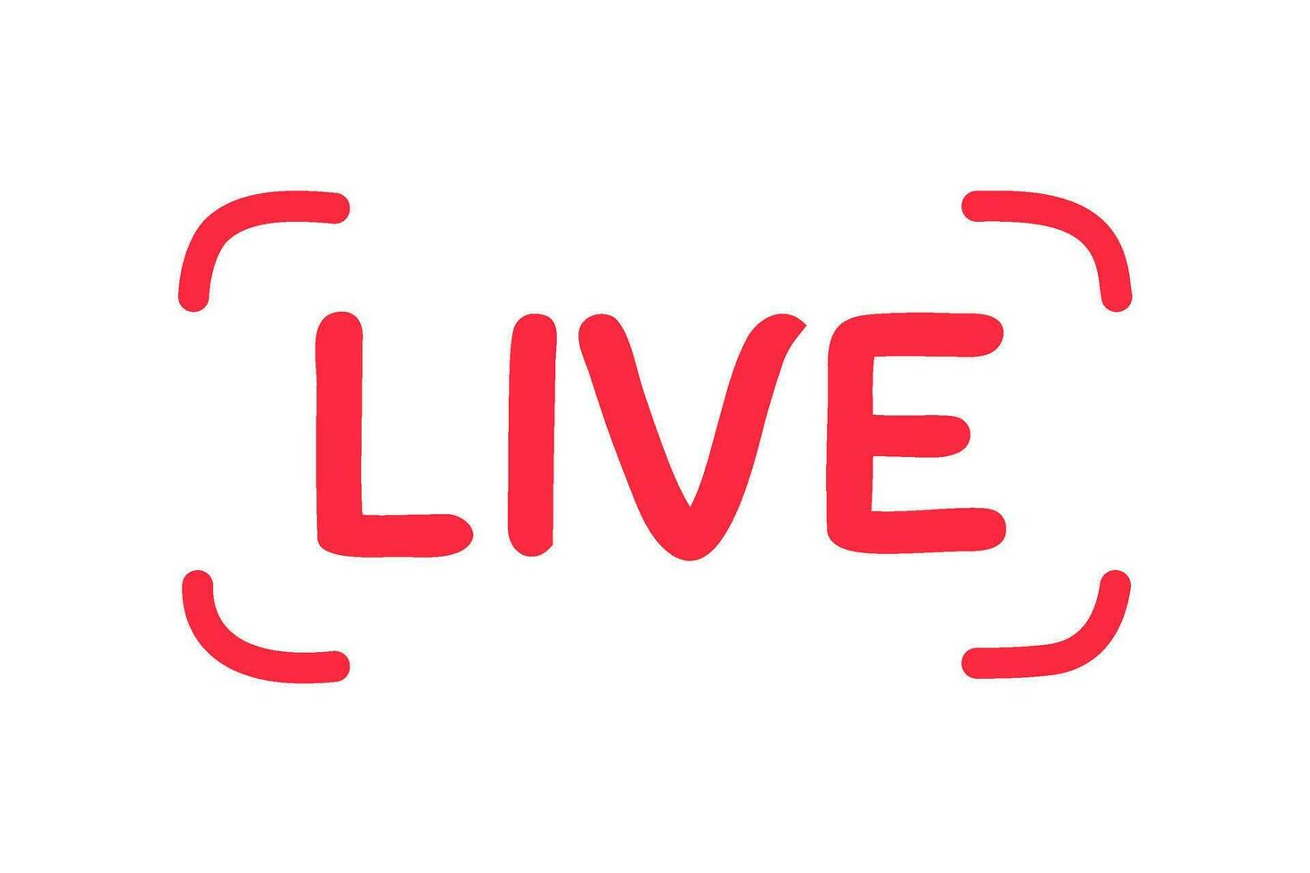 social media live broadcast icon streaming video online meeting vector
