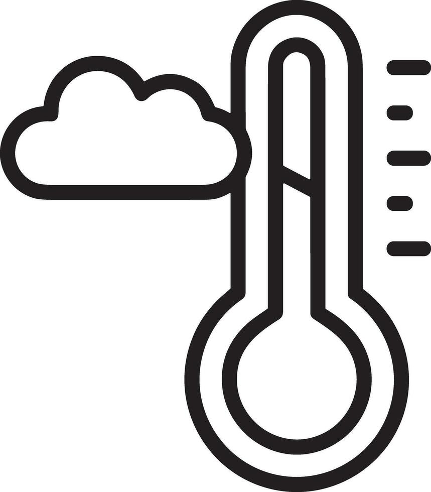 Thermometer medicine icon symbol image vector. Illustration of the temperature cold and hot measure tool design image.EPS 10 vector