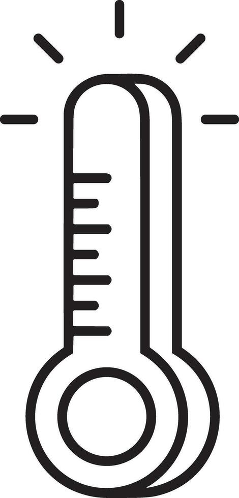 Thermometer medicine icon symbol image vector. Illustration of the temperature cold and hot measure tool design image.EPS 10 vector