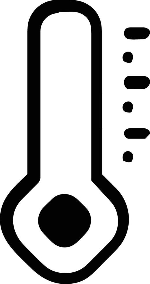 termómetro medicina icono símbolo imagen vector. ilustración de el temperatura frío y caliente medida herramienta diseño imagen.eps 10 vector