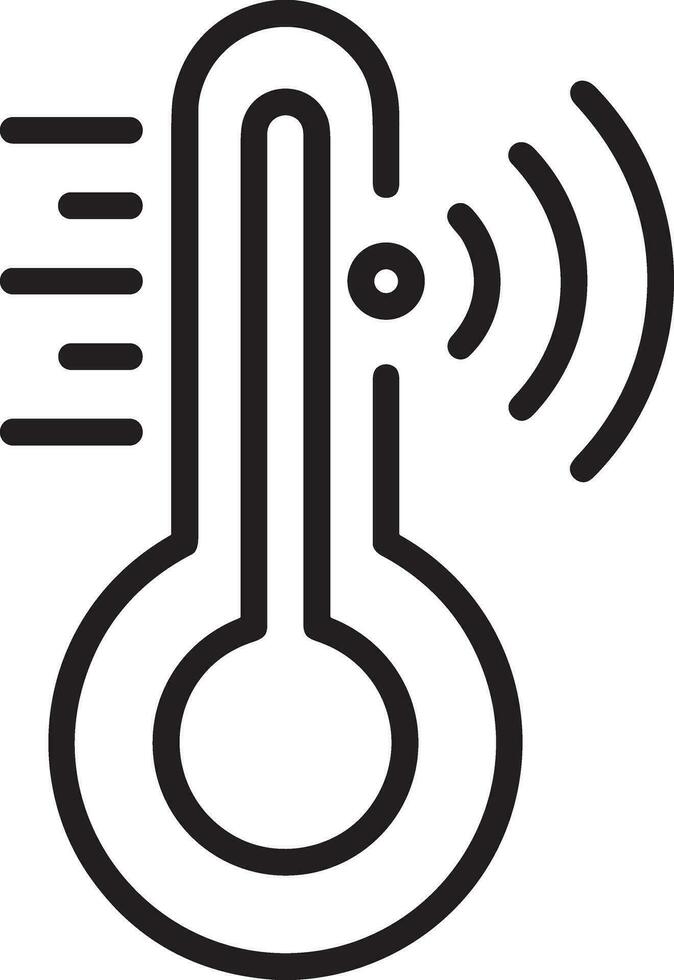 Thermometer medicine icon symbol image vector. Illustration of the temperature cold and hot measure tool design image.EPS 10 vector