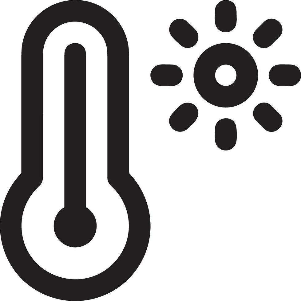 Thermometer medicine icon symbol image vector. Illustration of the temperature cold and hot measure tool design image.EPS 10 vector