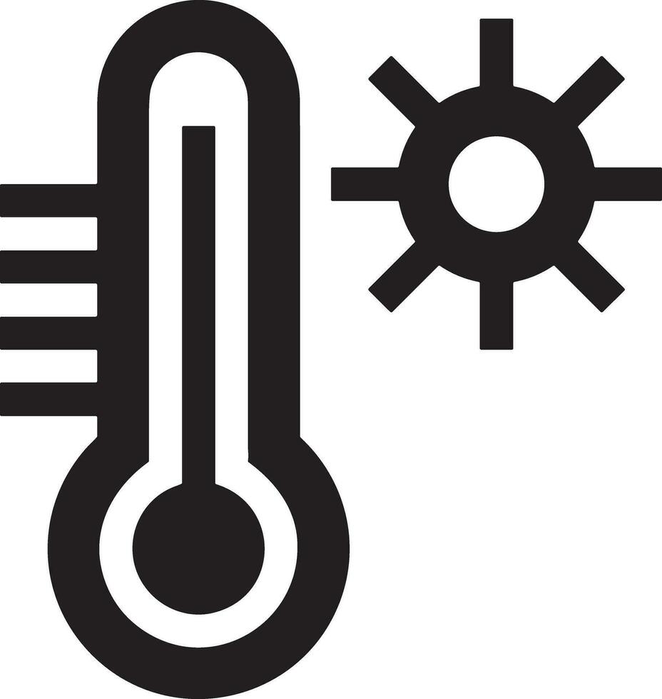 Thermometer medicine icon symbol image vector. Illustration of the temperature cold and hot measure tool design image.EPS 10 vector