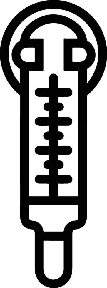 Thermometer medicine icon symbol image vector. Illustration of the temperature cold and hot measure tool design image.EPS 10 vector