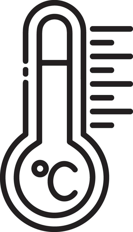 Thermometer medicine icon symbol image vector. Illustration of the temperature cold and hot measure tool design image.EPS 10 vector