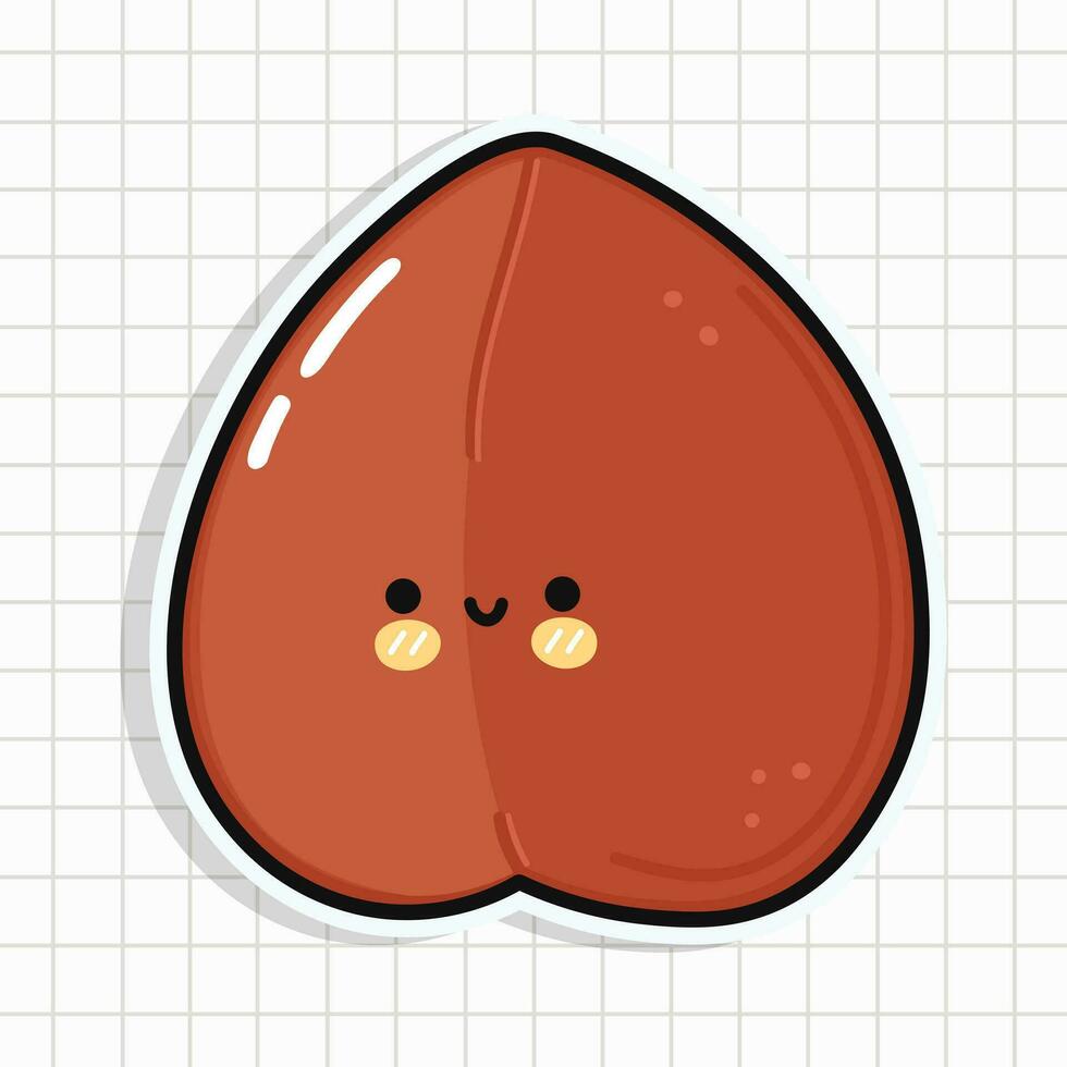 Cute Buckwheat sticker character. Vector hand drawn cartoon kawaii character illustration icon. Fun Buckwheat sticker character concept