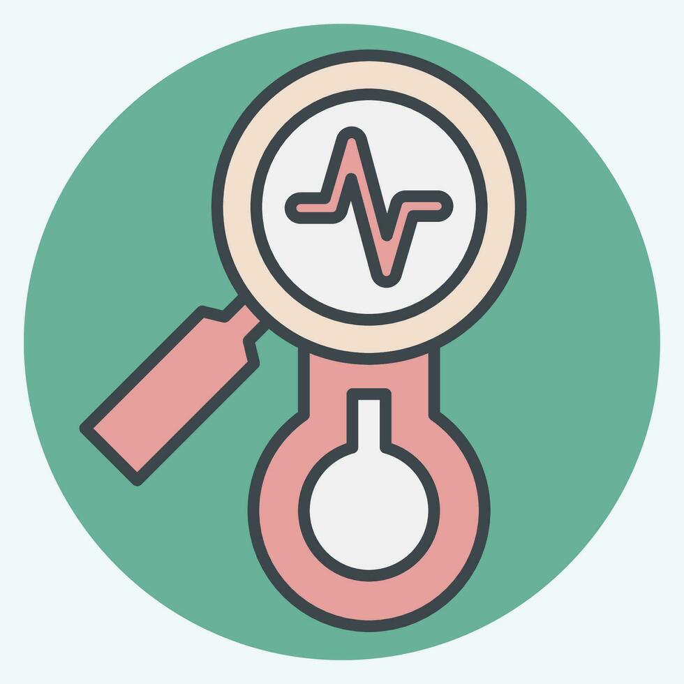 Icon Observations. related to Climate Change symbol. color mate style. simple design editable. simple illustration vector