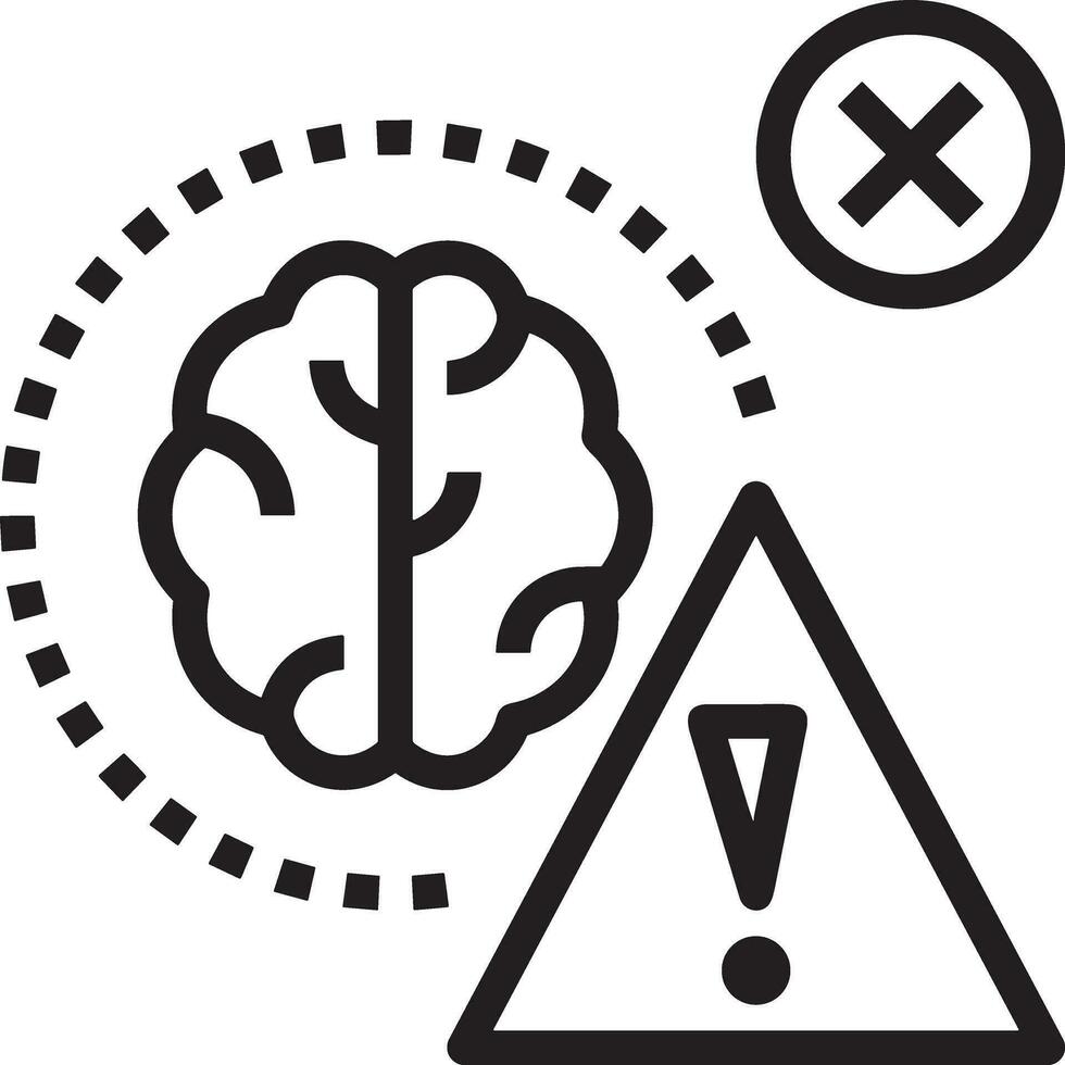 Brain idea symbol icon vector image. Illustration of the creative intelligence think design image. EPS 10