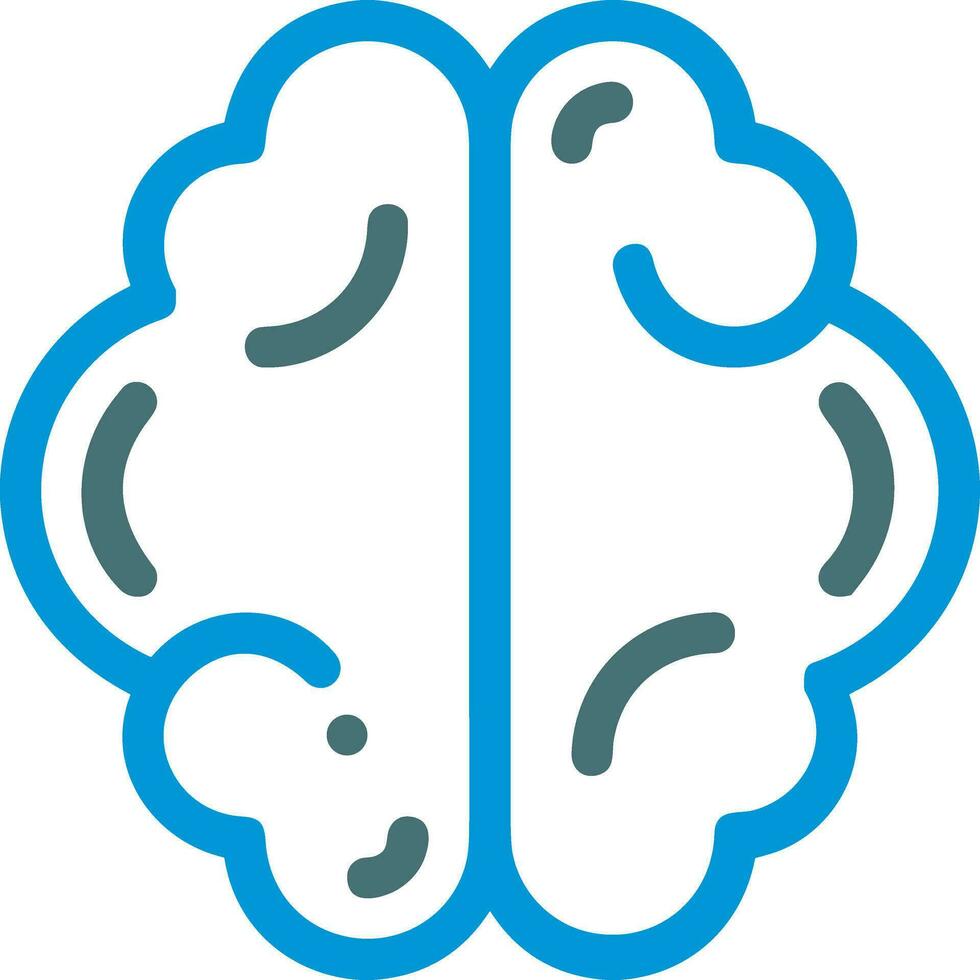 Brain idea symbol icon vector image. Illustration of the creative intelligence think design image. EPS 10