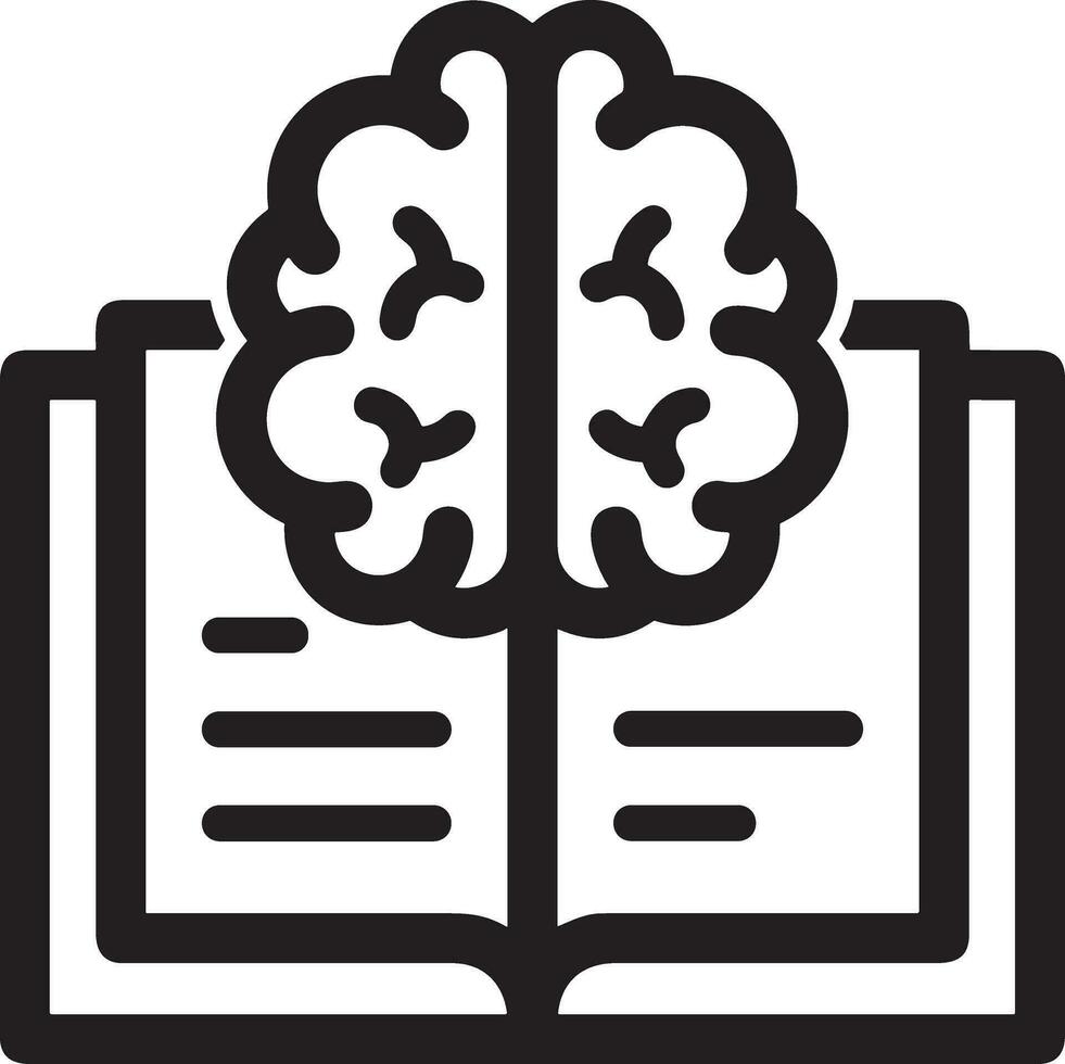 Brain idea symbol icon vector image. Illustration of the creative intelligence think design image. EPS 10