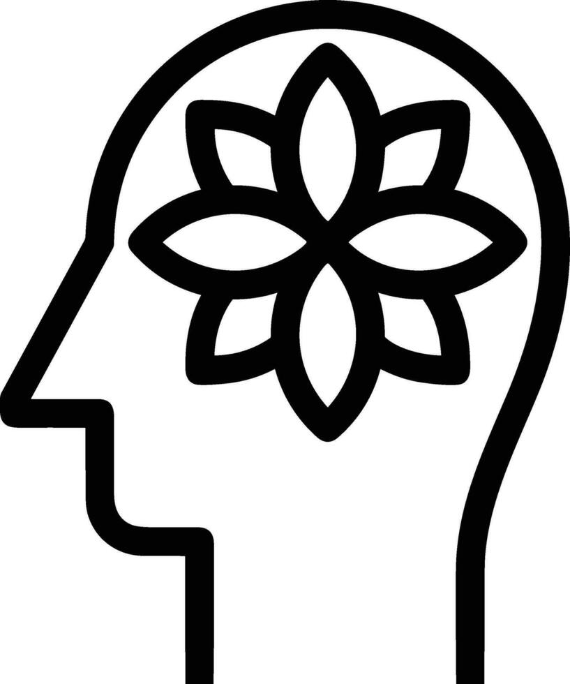 Brain idea symbol icon vector image. Illustration of the creative intelligence think design image. EPS 10