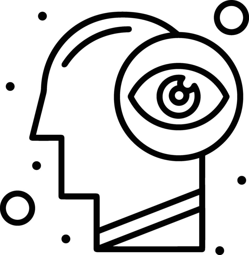 Brain idea symbol icon vector image. Illustration of the creative intelligence think design image. EPS 10