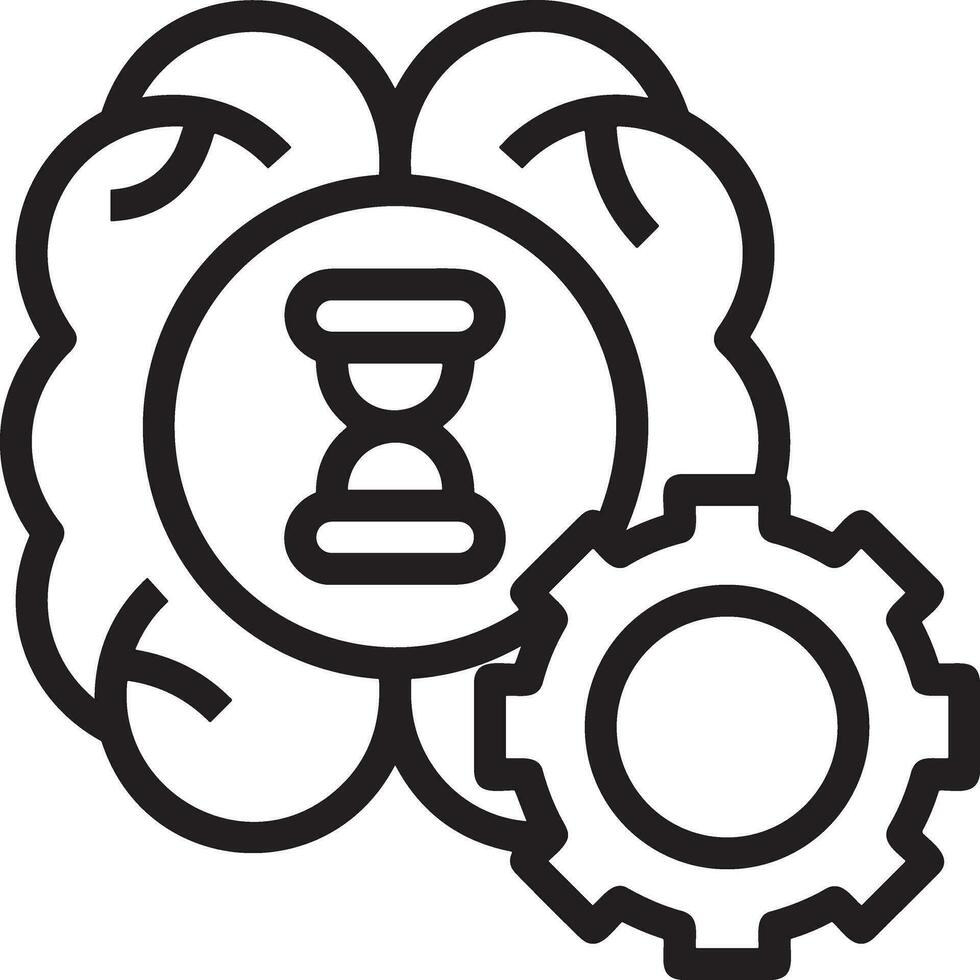 Brain idea symbol icon vector image. Illustration of the creative intelligence think design image. EPS 10